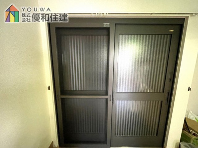 【玄関】 | 神戸市垂水区五色山４丁目　中古テラスハウス | 室内から見た玄関ドアです