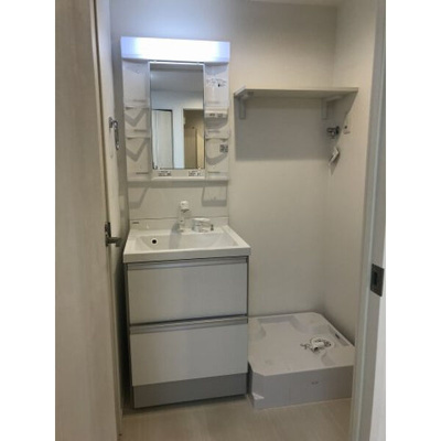 【洗面所】 | ハーモニーテラス佐古前町 | 脱衣スペースもあります