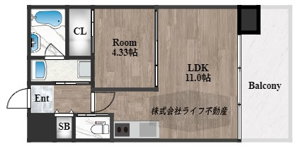 プレジオ荒本新町の間取り