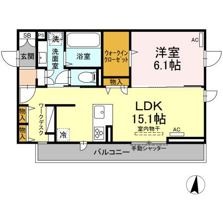 【間取り】 | ヴィラ胡蝶