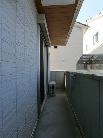 グランプレミア新開のバルコニー