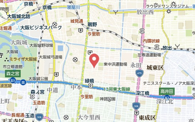 【地図】 | グランカリテ大阪城EAST