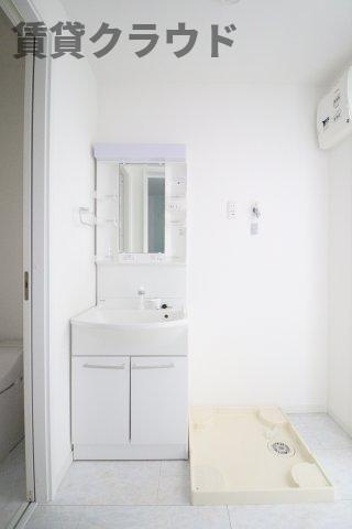 ハレマイレ・蘇我の洗面所|朝の身支度に欠かせない独立洗面台♪