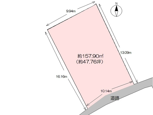 【土地図】 | 売地　高知市薊野北町3丁目　＠20.66