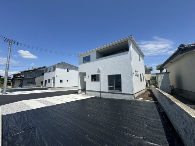 新築　高崎市新保田中町1期　2号棟の外観|現地写真　高崎市新保田中1期