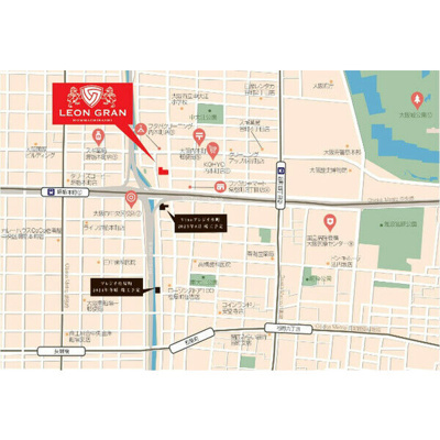 【地図】 | レオングラン本町橋