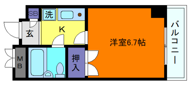 理光マンションの間取り