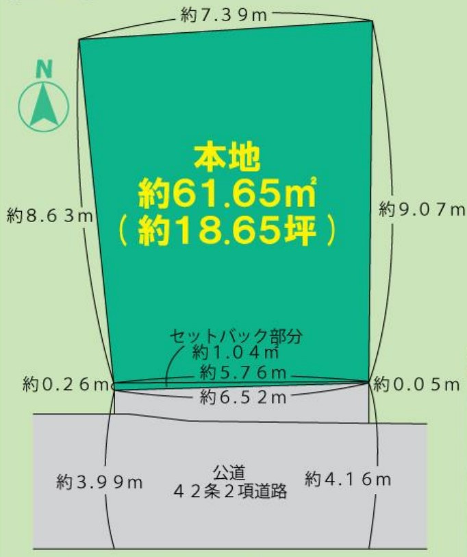 東急東横線「新丸子」売地の画像