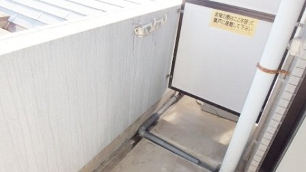 ア・フィットステージ市川南のバルコニー|洗濯機置き場あり