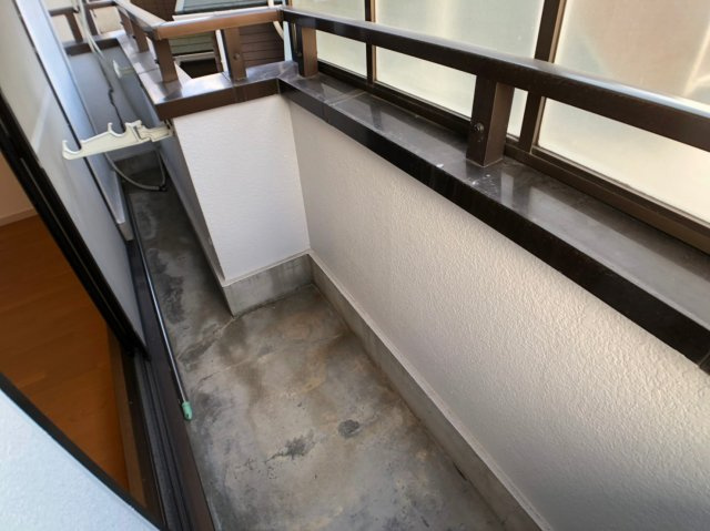 タナカハイツのバルコニー