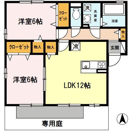 【間取り】 | フローレス　サクラ