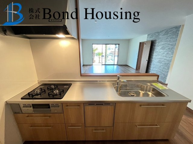 LDK21帖以上アリ　眺望良好　西朝霧丘全6区画　E号地のキッチン