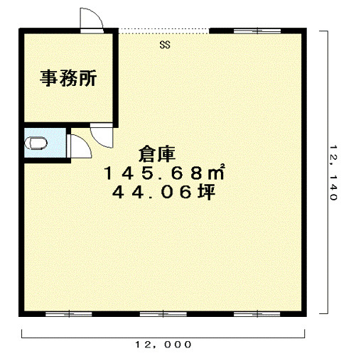 大津市大萱７丁目の倉庫