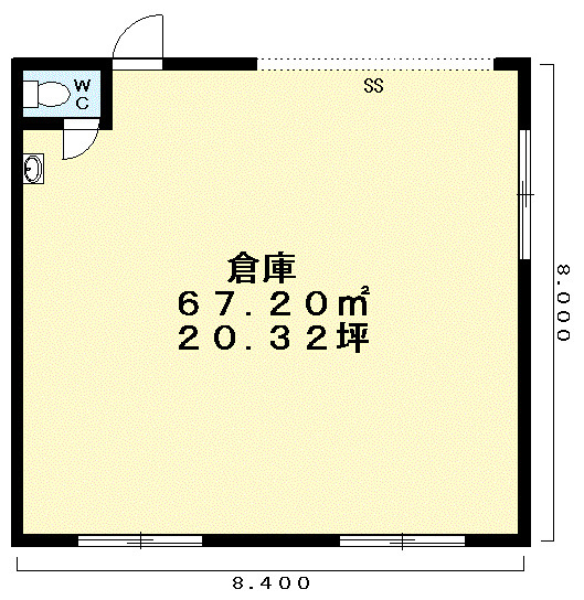 栗東市目川の倉庫
