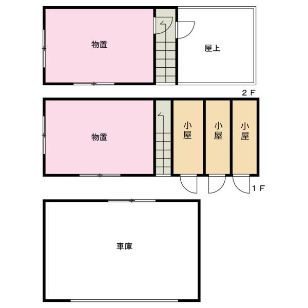 和歌山市吹上3丁目中古戸建の区画図