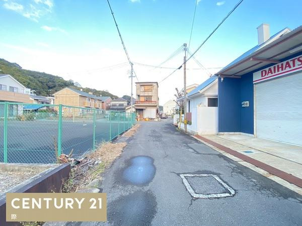 海南市馬場町3丁目　土地の前面道路含む現地写真|交通量の少ない閑静な住宅街
