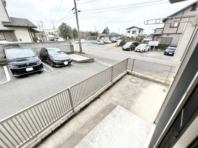 エミネンスAのバルコニー|陽当たり良好なバルコニーです