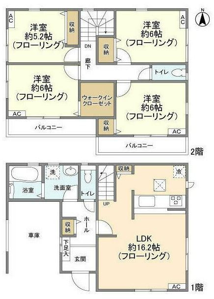 Kolet稲毛山王の間取り