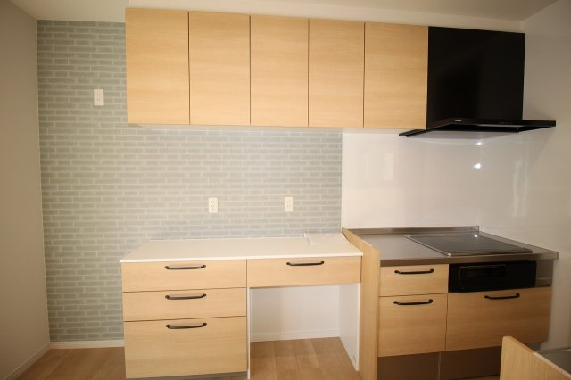 介良　新築戸建　西棟のキッチン|カップボード