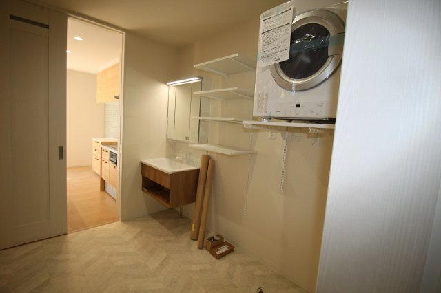 介良　新築戸建　西棟の脱衣所