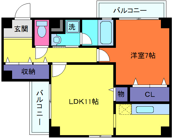 ロイヤル六甲駅前の間取り