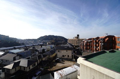 【展望】 | 【上質リノベ】牛田東パークマンション | 現地（2023年12月9日9：00頃）撮影