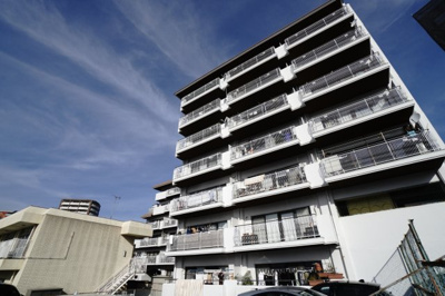 【外観】 | 【上質リノベ】牛田東パークマンション | 現地（2023年12月9日9：00頃）撮影