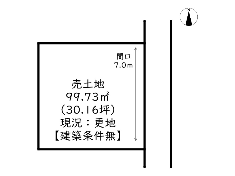 姫路市四郷町中鈴／売土地の土地図