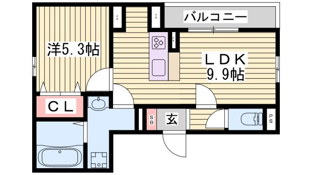プリメーロ明石の間取り