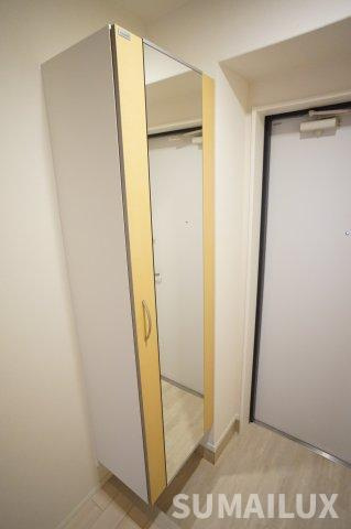 熊本市東区下南部１丁目のアパートの玄関
