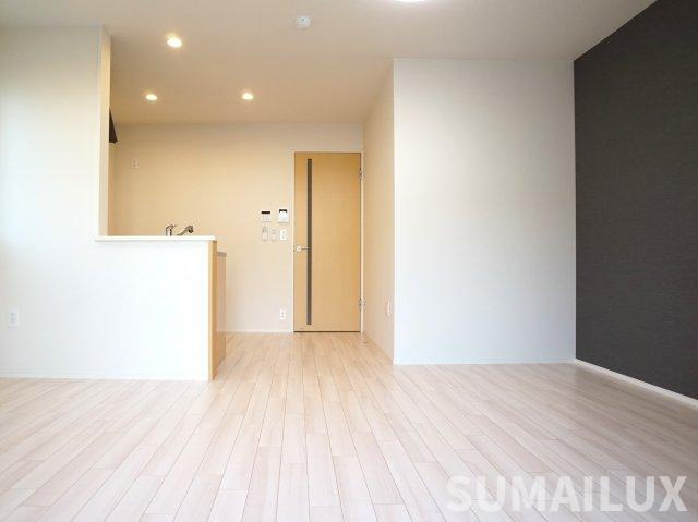 熊本市東区下南部１丁目のアパートの居間・リビング