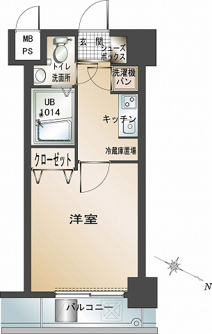 【間取り】 | エンクレスト博多駅前