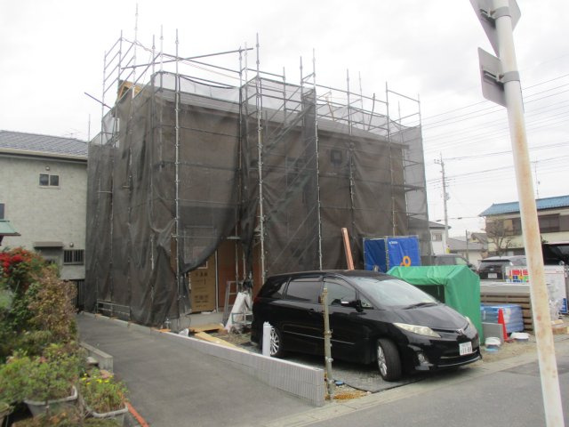 鴻巣市吹上本町２丁目　の外観|１号棟現地現況（2023年12月05日）撮影