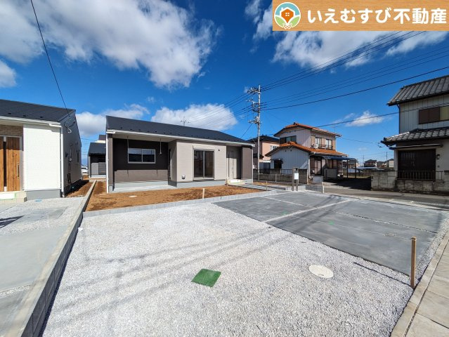 Livele Garden.S　上里町三町の外観|敷地広々！ゆとりの暮らし
お庭も駐車スペースもゆとりの広さで楽しみ色々♪人を呼んでBBQも楽しめる♪