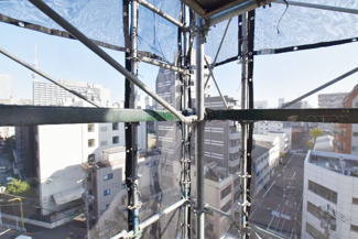 【展望】 | 現在大規模修繕工事中。お部屋からの眺望。バルコニーからの景色です。～即日のご見学可能～　お問合せはお気軽にどうぞ。
