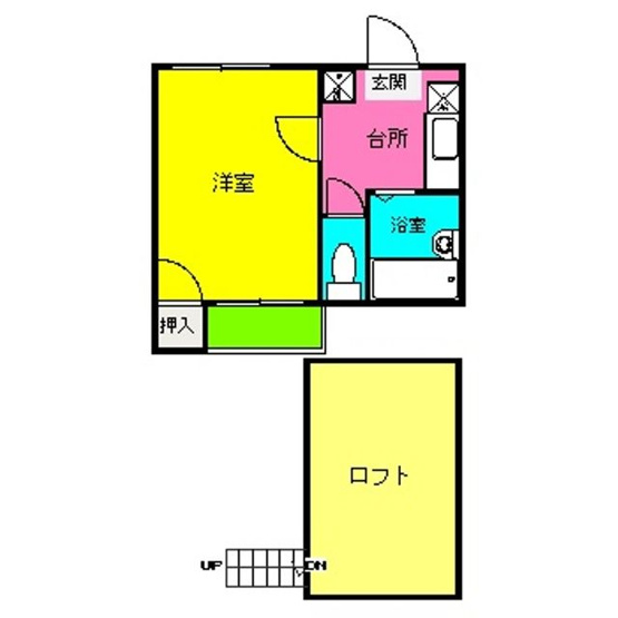 【間取り】 | サン・プラスパ | 現況優先。