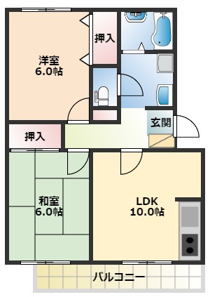 【間取り】 | マンションニューハマ３Ａ