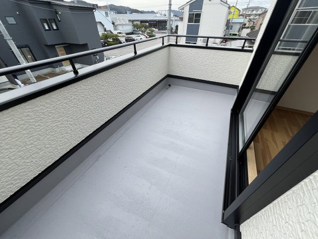 鴨部B号地　中古戸建（未入居）のバルコニー|西8.0帖の洋室のバルコニー(南向き)