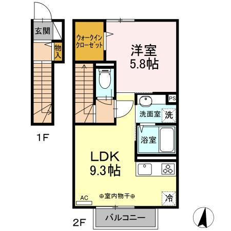 エバーグリーンの間取り