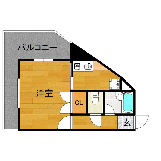 【間取り】 | ピュアドームプログレッソ天神 | 現況優先。