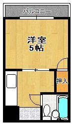 【間取り】 | サンライト警固ビル | 現況優先。