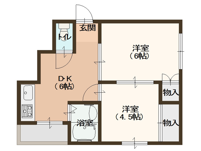 【間取り】 | エクセル新開コーポ