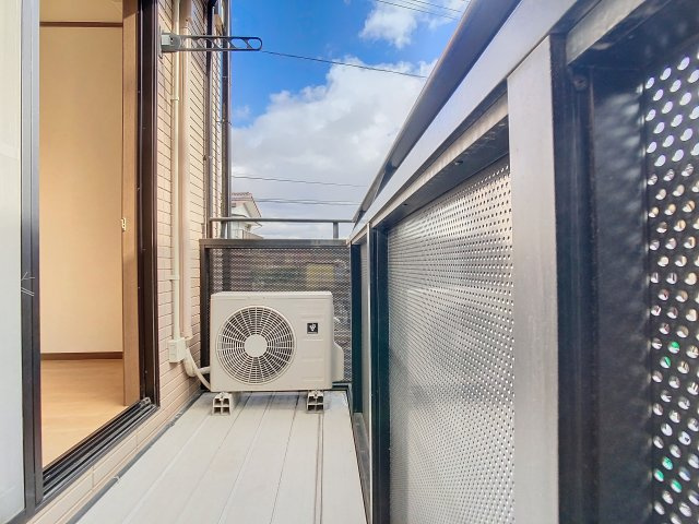 アーブル桜ケ丘のバルコニー