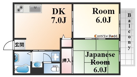 MKハイツの間取り