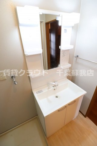 エクセル青葉の洗面所|広い洗面スペース
