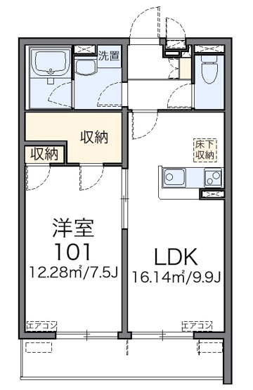 【間取り】 | カーサドマーニツー