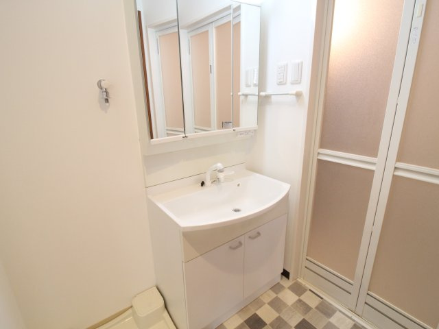 シュテルン ハイムの洗面所|スペースが確保できる洗面所です