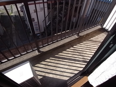 【バルコニー】 | ラブリーローズ | 暖かな日差しのふりそそぐバルコニー