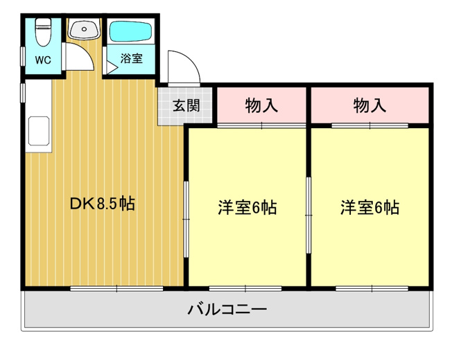 【間取り】 | クリオシティーⅢ