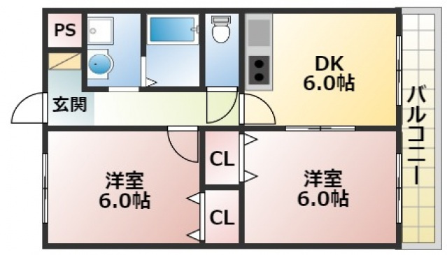 Mプラザ城東六番館の間取り